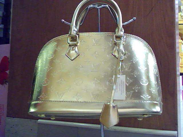 Handbag Gold Paitent